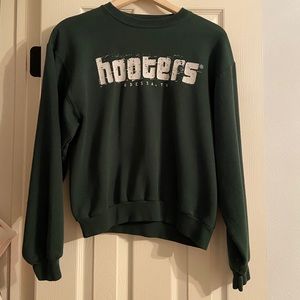 Hooters forest green sweatshirt